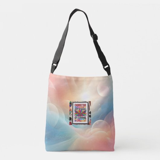 "Kleur Couture: Mode Design Kit met Verbluffende T Crossbody Tas (Achterkant)