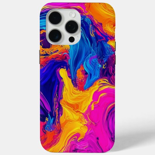 Kleur Dans Abstracte Swirl iPhone / iPad Case (Achterkant)