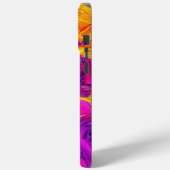 Kleur Dans Abstracte Swirl iPhone / iPad Case (Achterkant / Links)