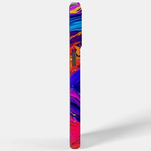 Kleur Dans Abstracte Swirl iPhone / iPad Case (Achterkant / Rechts)