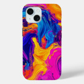 Kleur Dans Abstracte Swirl iPhone / iPad Case (Achterkant)