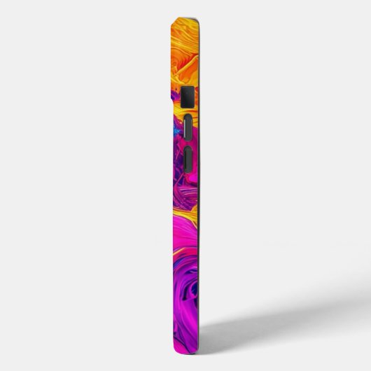 Kleur Dans Abstracte Swirl iPhone / iPad Case (Achterkant / Links)