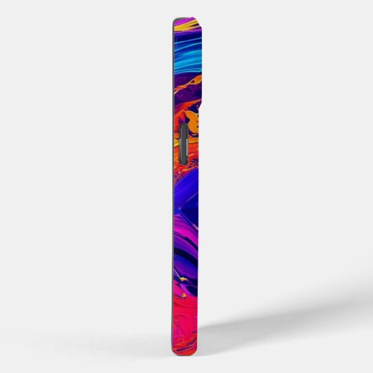 Kleur Dans Abstracte Swirl iPhone / iPad Case (Achterkant / Rechts)