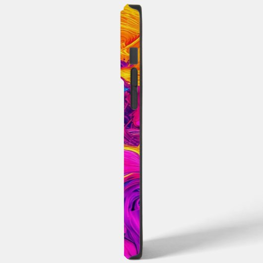 Kleur Dans Abstracte Swirl iPhone / iPad Case (Achterkant / Links)