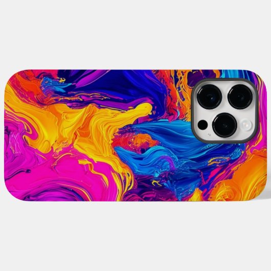 Kleur Dans Abstracte Swirl iPhone / iPad Case (Achterkant (horizontaal))
