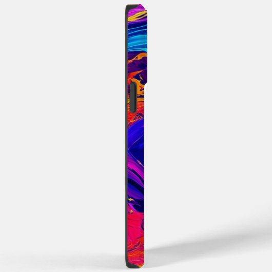 Kleur Dans Abstracte Swirl iPhone / iPad Case (Achterkant / Rechts)