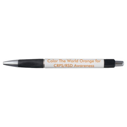 Kleur De Wereld Oranje Pen (Voorkant)