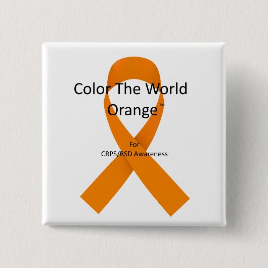 Kleur de World Oranje™ Button (Voorkant)