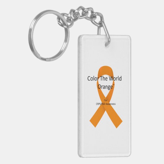 Kleur de World Oranje™ Sleutelhanger (Voorkant Links)