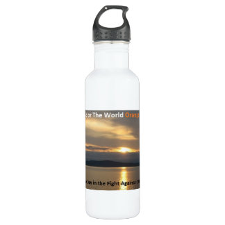 Kleur de World Oranje Water Bottle Waterfles