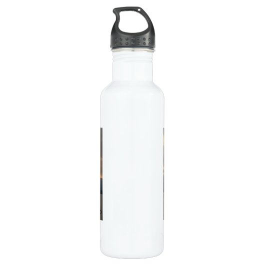 Kleur de World Oranje Water Bottle Waterfles (Achterkant)