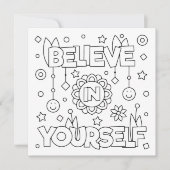 Kleur die ik in jezelf geloof | Kaart activiteit (Voorkant)