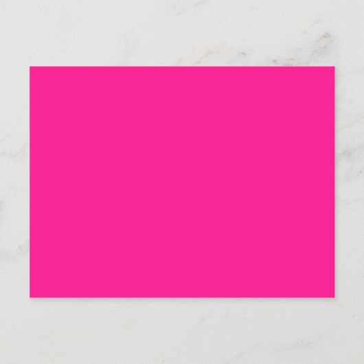 kleur diepe roze briefkaart (Voorkant)