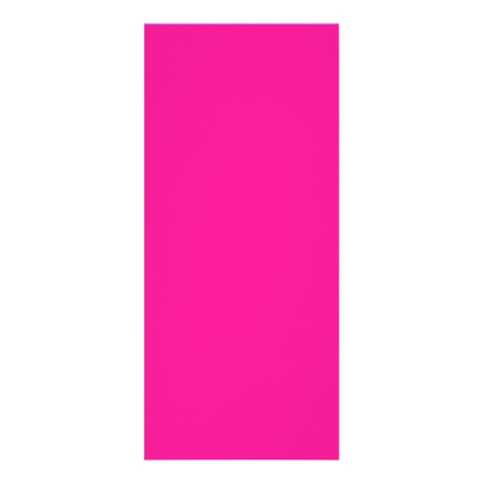 kleur diepe roze reclamekaart (Voorkant)