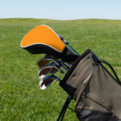 kleur donker oranje golfheadcover (Insitu)