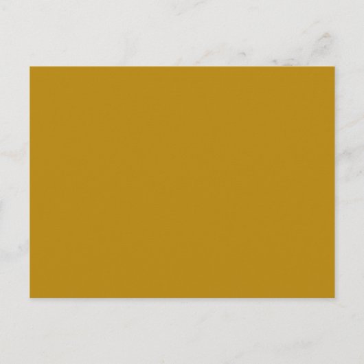 Kleur donkergoudkleurig briefkaart (Voorkant)
