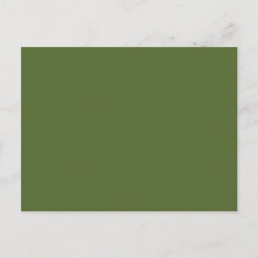 kleur donkergroen briefkaart (Voorkant)