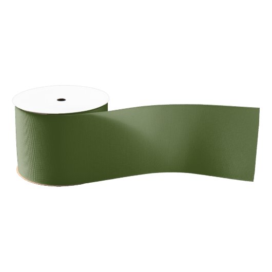 kleur donkergroen grosgrain lint (Spoel)
