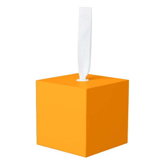 kleur donkeroranje decoratie (Voorkant hoekig)