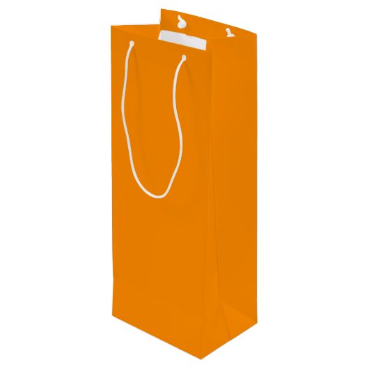 kleur donkeroranje wijn cadeautas (Achterkant Gekanteld)