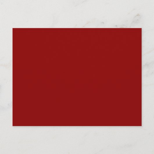 kleur donkerrood briefkaart (Voorkant)
