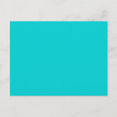 kleur donkerturquoise briefkaart (Voorkant)