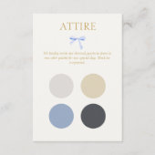 Kleur Dot Bruiloft Kleding Dress Code Behuizing Ka Informatiekaartje (Voorkant)