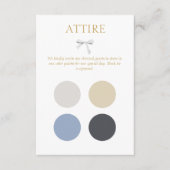 Kleur Dot Bruiloft Kleding Dress Code Behuizing Ka Informatiekaartje (Voorkant)