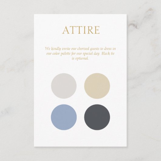 Kleur Dot Bruiloft Kleding Dress Code Behuizing Ka Informatiekaartje (Voorkant)