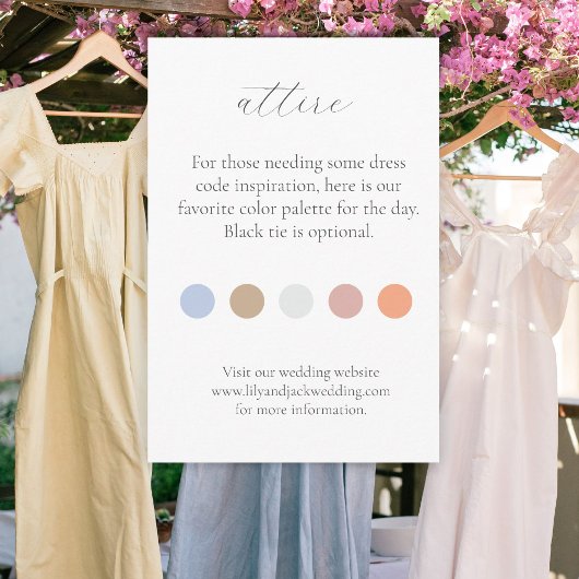 Kleur Dot Bruiloft Kleding Dress Code Behuizing Ka Informatiekaartje