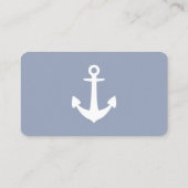 Kleur  Eenvoudig verzendanker Visitekaartje (Achterkant)