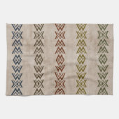 Kleur eenvoudige modder theedoek (Horizontaal)