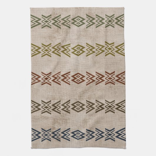 Kleur eenvoudige modder theedoek (Verticaal)