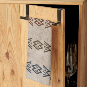 Kleur eenvoudige modder theedoek