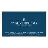 Kleur eenvoudige tandheelkunde magnetisch visitekaartje (Voorkant)