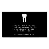 Kleur  eenvoudige tandheelkunde magnetisch visitekaartje (Voorkant)