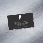 Kleur  eenvoudige tandheelkunde magnetisch visitekaartje (Voorbeeld)