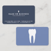 Kleur  eenvoudige tandheelkunde visitekaartje (Voorkant / Achterkant)