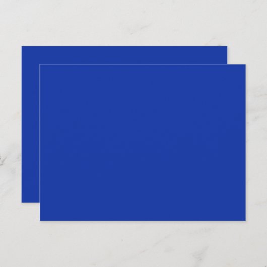 kleur Egyptisch blauw Briefkaart (Voorkant / Achterkant)