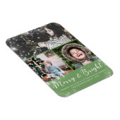 Kleur en collage van de sneeuwdebekleding van Merr Magneet (Rechterzijde)