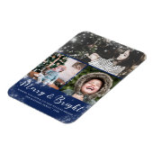 Kleur en collage van de sneeuwdebekleding van Merr Magneet (Linkerzijde)