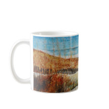 Kleur en duinen in zee