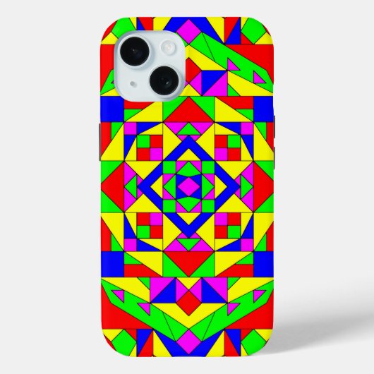 Kleur en geometrie Case-Mate iPhone case (Achterkant)