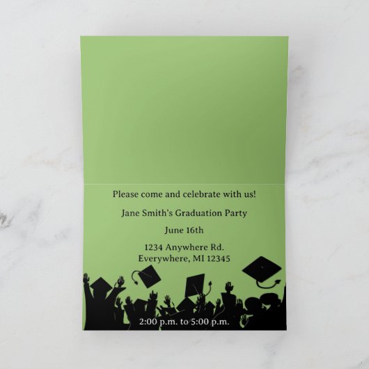 Kleur en jaar van de Verandering van de Uitnodigin