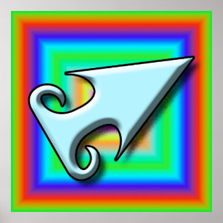 Kleur en richting poster