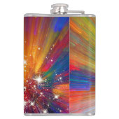 Kleur Explosie Heupfles (Achterkant)