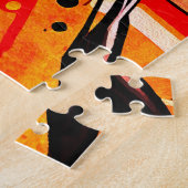 Kleur Explosie Oog – Trillend Abstract Realisme Legpuzzel (Zijkant)