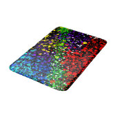 Kleur Explosie Verf Stippen Kleurrijk Modern Koel Badmat (Gekanteld)