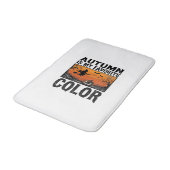 Kleur Favoriete Herfst Halloween Pompoen Vector De Badmat (Gekanteld)