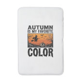 Kleur Favoriete Herfst Halloween Pompoen Vector De Badmat (Voorkant Verticaal)